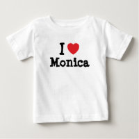 J'aime le coeur de Monica T-Shirt