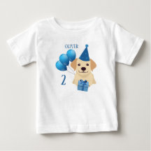Jote Labrador Retriever Anniversaire T-shirt garço