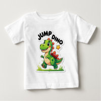 Jump Dino - Sticker de dessin en jeu T-Shirt
