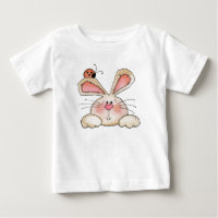 Lapin et insecte - T-shirt infantile