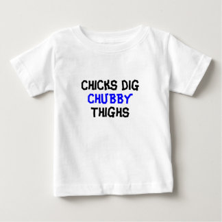 Pour Bébé Les poussins creusent le T-shirt potelé de cuisses