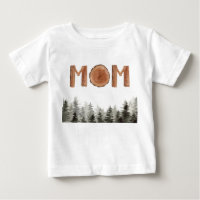 Maman Rustic Green Trees Baby T-shirt