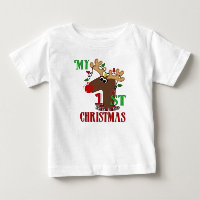 Pour Bébé Mon premier T-shirt de Noël (Devant)