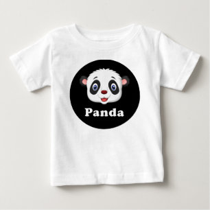 Pour Bébé Panda Head Kids Toddler Baby Raglan T-shirt