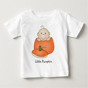 Pour Bébé Personnalisé peu de T-shirt de citrouille