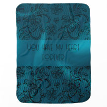 Personnaliser Texte Turquoise élégant Couverture b