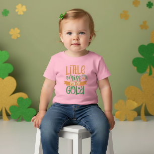 Pour Bébé Petit T-Shirt Little Miss Pot Of Gold St Patrick p