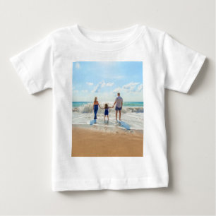 Pour Bébé Photo personnalisée Baby T-Shirt Votre famille Pho