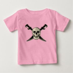 Pour Bébé Pirate (Crâne) - T-shirt Baby Fine Jersey