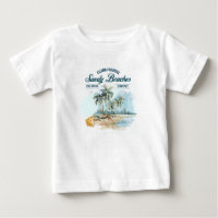 Plages de sable T-shirt enfant