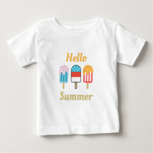 Pour Bébé Popsicle Hello Summer T-Shirt