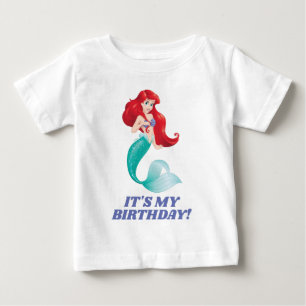 Pour Bébé Princesse Ariel   C'est mon T-shirt d'anniversaire