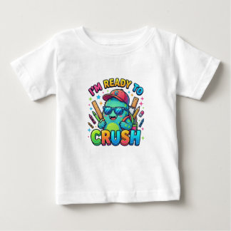 Pour Bébé Ready to Crush School Monster Baby T-Shirt