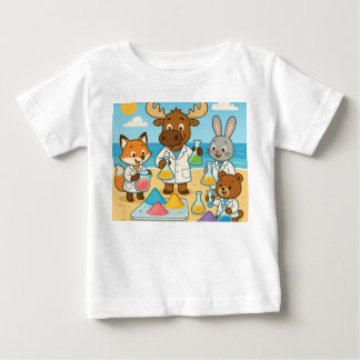 Pour Bébé Sandy Science Squad – T-shirt intelligent et ensol