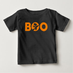 Pour Bébé Souris Minnie Halloween   T-shirt Boo