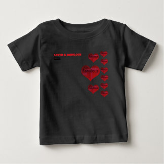 POUR BÉBÉ T-SHIRT AMOUREUX ET FABULEUX