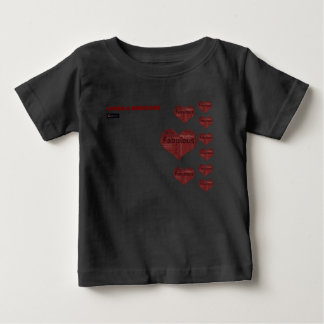 POUR BÉBÉ T-SHIRT AMOUREUX ET FABULEUX