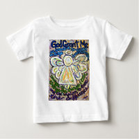T-shirt Angel de prière de sérénité (double anges)