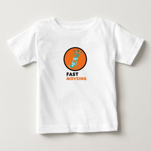 Pour Bébé T-shirt au singe (Devant)