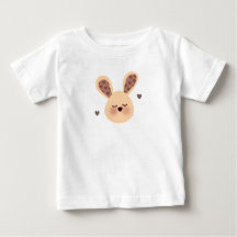 T-shirt avec un lapin mignon endormi