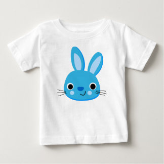 Pour Bébé T-shirt Baby Boy Rabbit Bleu Cute