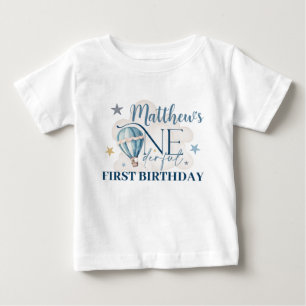 Pour Bébé T-shirt Bear in a Balloon Baby Fine Jersey