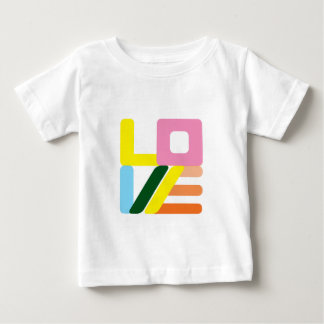 Pour Bébé T-shirt bébé/bébé de couleur multiple AMOUR