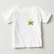 t-shirt blanc imprimé avec la nature