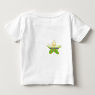 Pour Bébé t-shirt blanc imprimé avec la nature