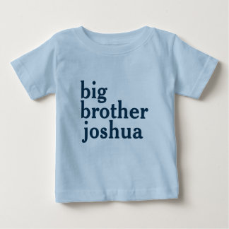 Pour Bébé T-shirt Bleu Big Brother