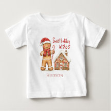 T-Shirt Bonhomme en Pain d'Épice Santa Noël