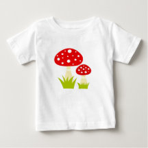 T-shirt champignon rouge agarique
