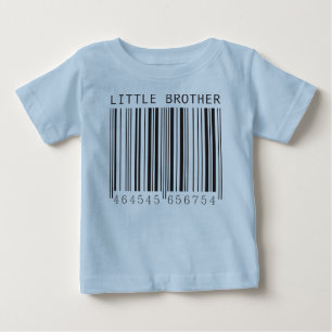 Pour Bébé T-shirt Code-barres Petit Frère