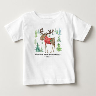 Pour Bébé T-shirt de la carrosserie Christ-Moose Baby First