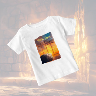Pour Bébé T-shirt de la fête de la résurrection de Pâques