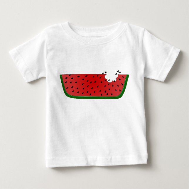 Pour Bébé T-shirt de la pastèque juteuse (Devant)