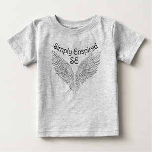 Pour Bébé T-shirt de l'aile d'ange tout simplement envoûtée