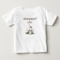 T-Shirt de naissance personnalisé Otterl 1er anniv