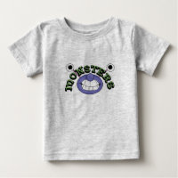 T-shirt drôle de 2 de yeux de thème de monstre