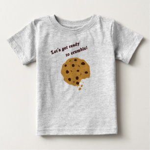Pour Bébé T-shirt drôle de biscuit aux pépites de chocolat