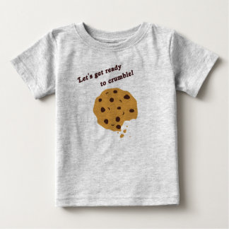 Pour Bébé T-shirt drôle de biscuit aux pépites de chocolat