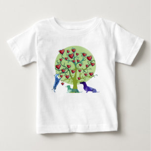 Pour Bébé T-shirt du Jersey d'amende d'art de jardin de