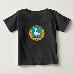 Pour Bébé T-shirt Duck Skate Co. Cool Cartoon Skater