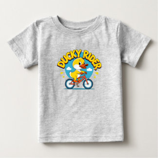 Pour Bébé T-Shirt Ducky Rider Cartoon