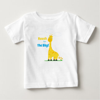 Pour Bébé T-shirt enfant avec une girafe mignonne