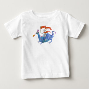 Pour Bébé T-Shirt Enfant Chevalier Chevauchant un Dragon