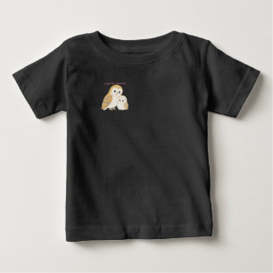 Pour Bébé T-shirt enfant chouette de grange mignon