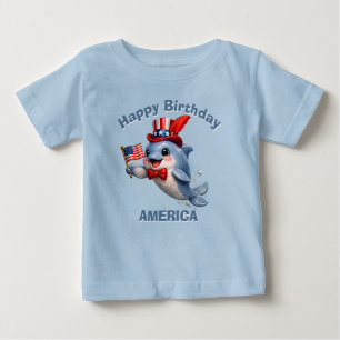 Pour Bébé T-Shirt Enfant Patriote Dauphin (7e)