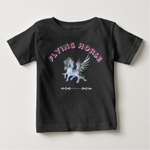 Pour Bébé T-shirt Enfants Cheval Volant - Design Cheval Magi
