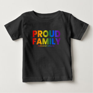 Pour Bébé T-shirt famille fière